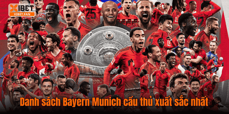Danh sách Bayern Munich cầu thủ xuất sắc nhất