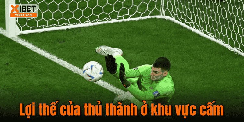 Lợi thế của thủ thành ở khu vực cấm