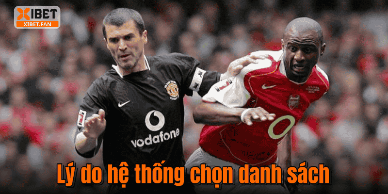 Lý do hệ thống chọn danh sách