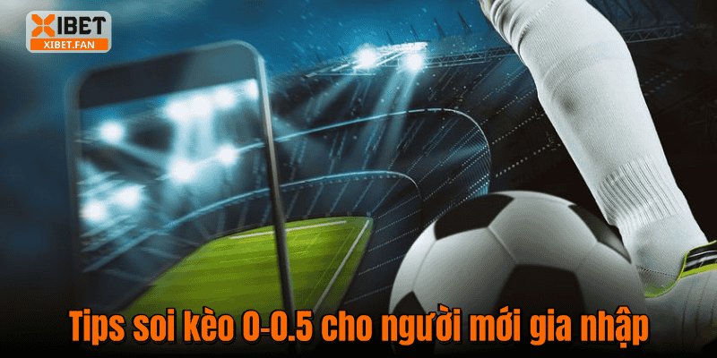 Tips soi kèo 0‑0.5 cho người mới gia nhập