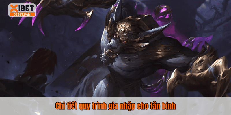 Chi tiết quy trình gia nhập cho tân binh